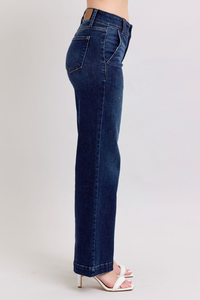 Judy Blue High Waisted Wide Leg Jean