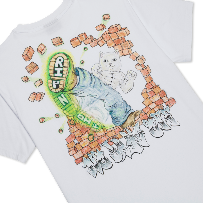 RIPNDIP Karate Kat Tee (White)