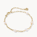 Kendra Scott Ashton Pearl Chain Bracelet Gold