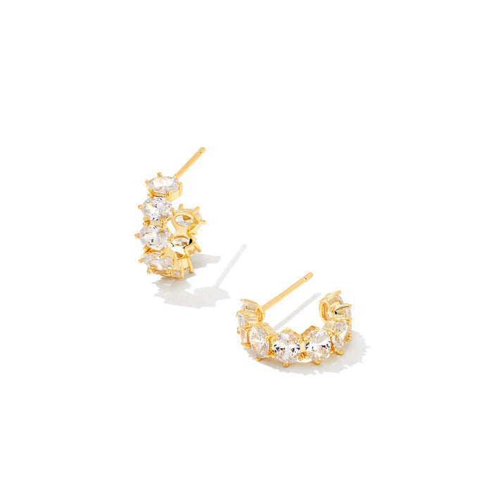 Kendra Scott Cailin Crystal Huggie Earrings