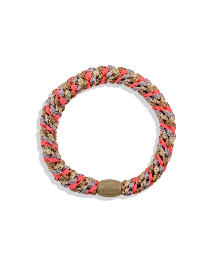 KKNEKKI ORIGINAL HAIR TIES | Mix Nougat Neon Pink KKNEKKI