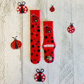 Ladybug Print Silicone Band For Samsung Watch