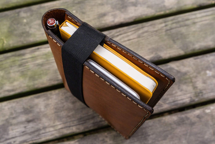 Leather Leuchtturm1917 A5 Notebook Cover - Brown - Bullet Journal Cover
