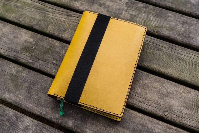 Leather Rhodia A5 Notebook & iPad Mini Cover - Yellow