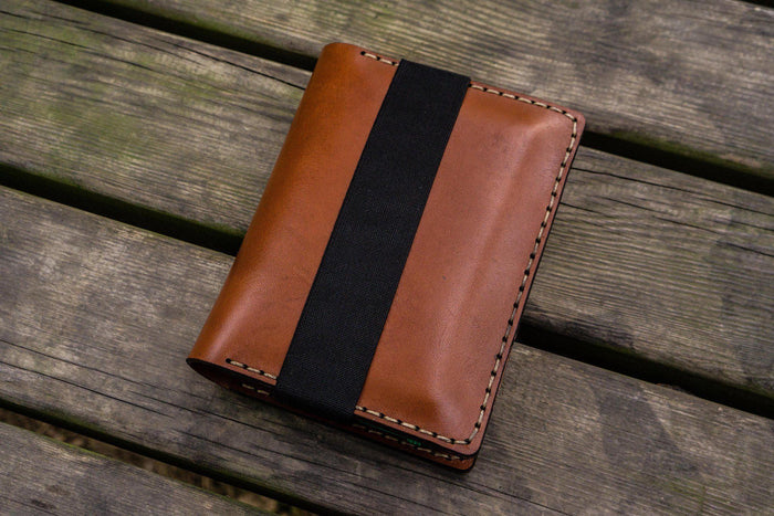 Leather Rhodia A6 Notebook Cover - Brown