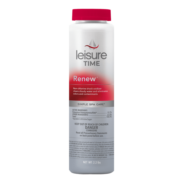 Leisure Time Renew product bottle on a white background