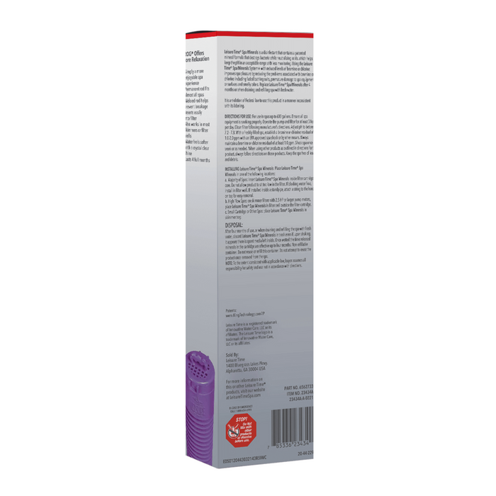 products lt23434 leisure time spa minerals mineral purifier html