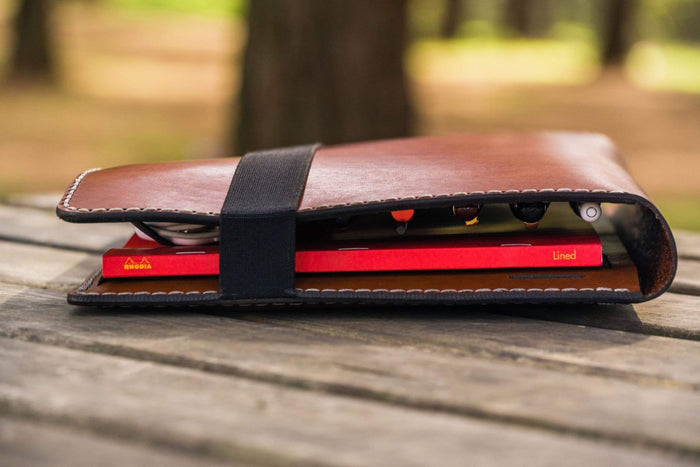 Leuchtturm1917 A4 - A4+ Leather Cover Portfolio - Brown