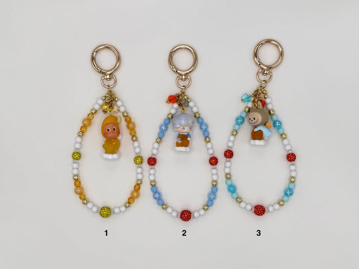 Light Up the Nightsky Pop Bean Beaded Phone Charm Wristlet