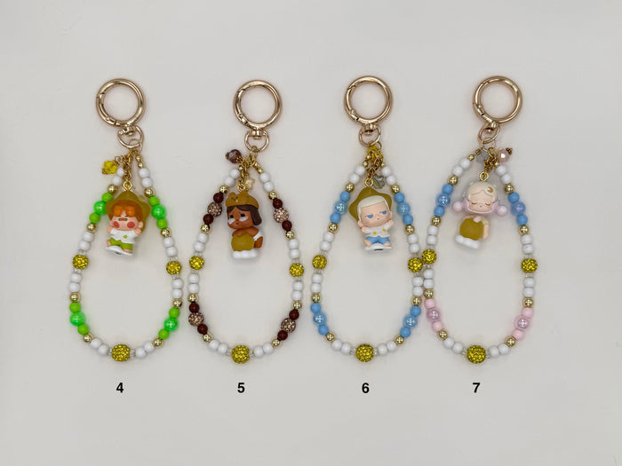 Light Up the Nightsky Pop Bean Beaded Phone Charm Wristlet