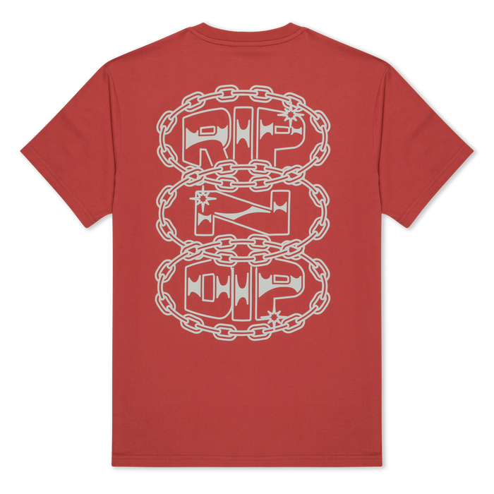 RIPNDIP Linked Up Tee (Burnt Orange)