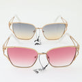 Lion Emblem Gradient Tinted Lens Sunglasses