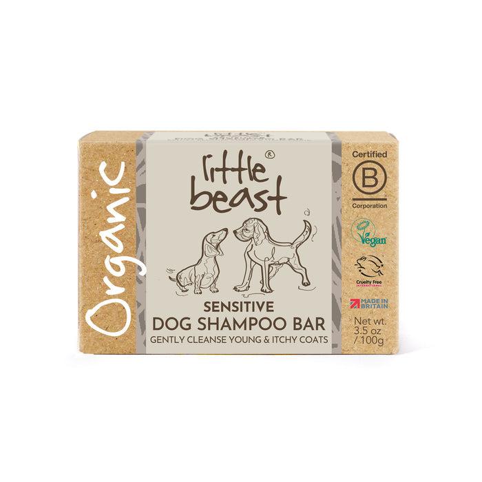Little Beast Organic Sensitive Dog Shampoo Bar 100g