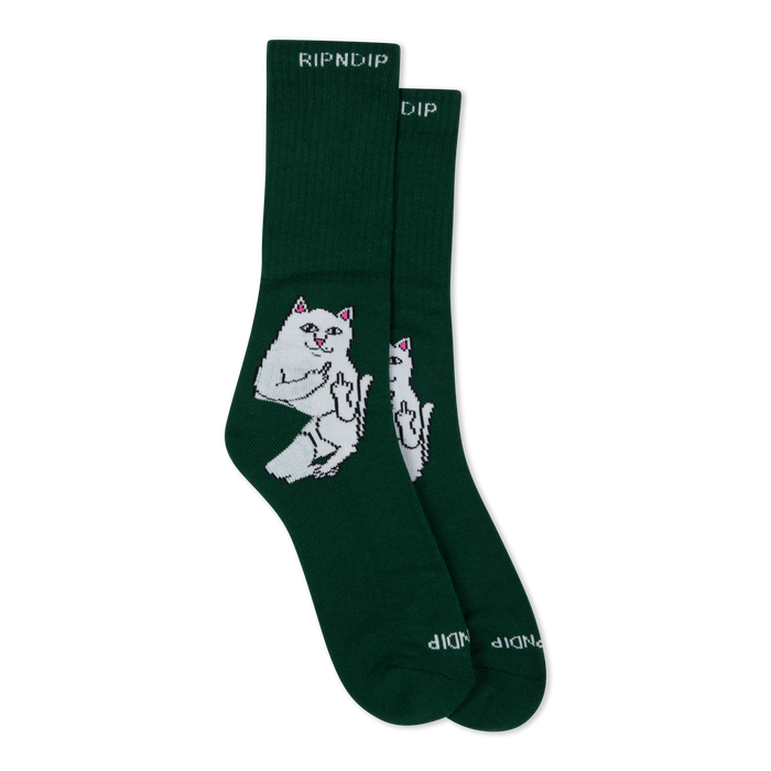 RIPNDIP Lord Nermal Socks (Hunter Green)