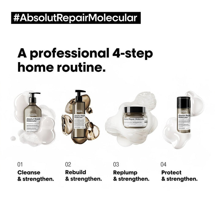 L'Oreal Professionnel Absolut Repair Molecular Sulfate - Free Repairing Shampoo For Damaged Hair, 500ml - Beauty Tribe