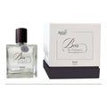 Bois de Sannes perfume bottle and packaging on a white background