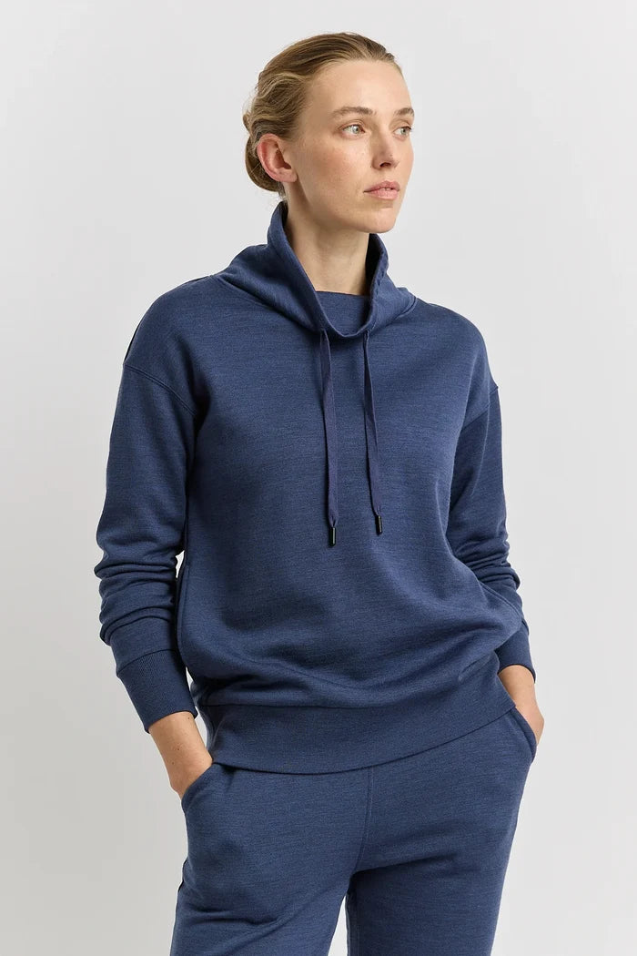 LOUNGE FUNNEL NECK SWEAT | Galaxy - Darling & Domain