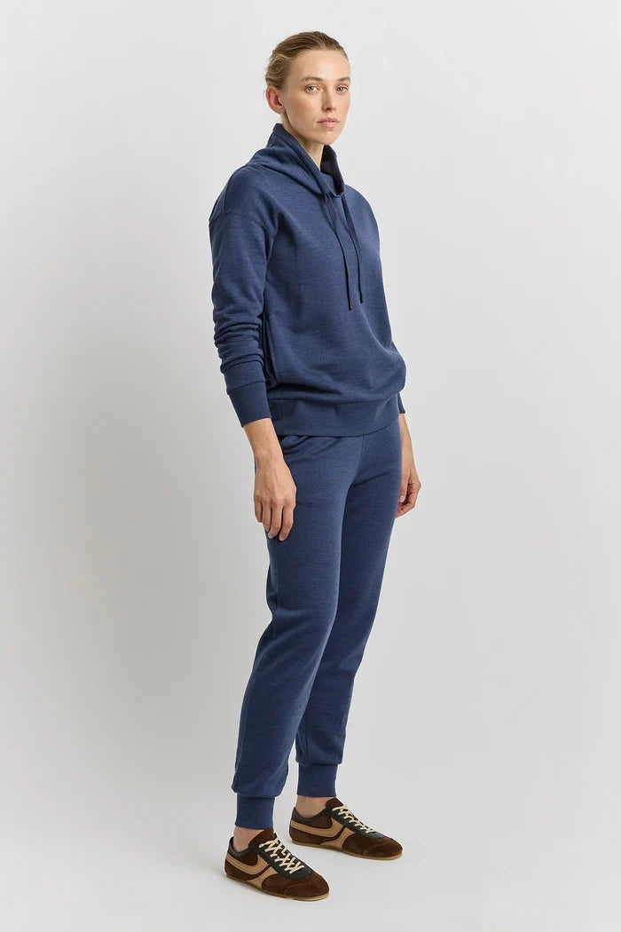 LOUNGE FUNNEL NECK SWEAT | Galaxy - Darling & Domain