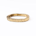 Lucille Square Bead Stretch Bracelet Brass Wholesale
