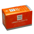 Box of Tea Tonic Luminous Calendula Tea on a white background.
