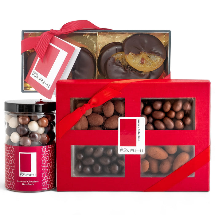 Luxury Chocolate Lovers Hamper with Nut Selections