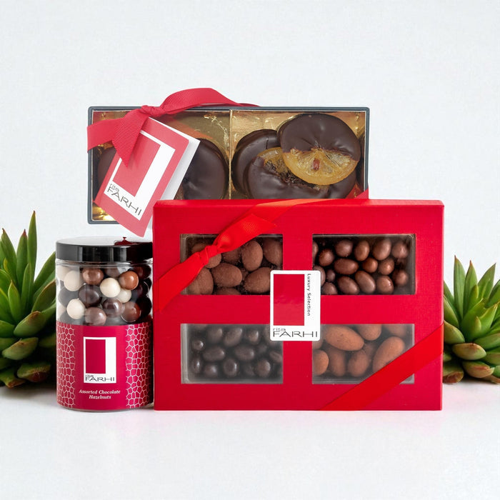 Luxury Chocolate Lovers Hamper with Nut Selections
