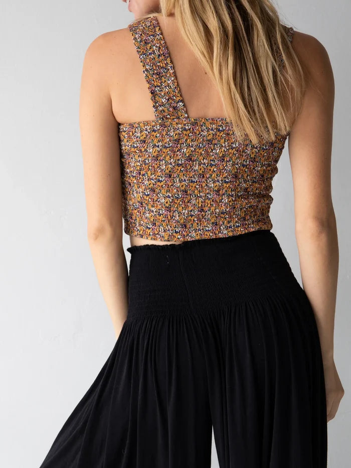 Make A Move Knit Palazzo Pant - Black-view 4