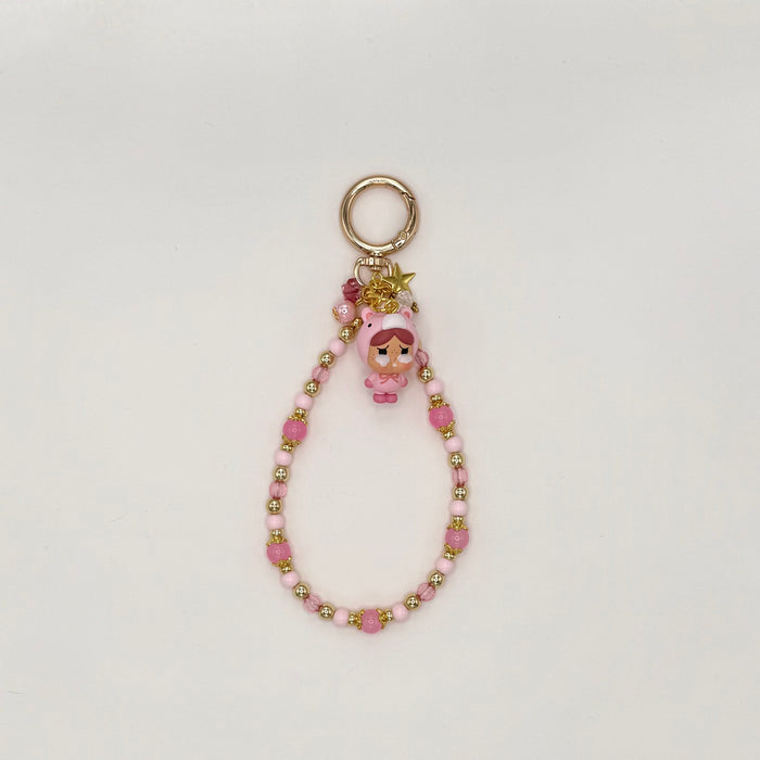 Mama Fufu Pop Bean Beaded Phone Charm Wristlet