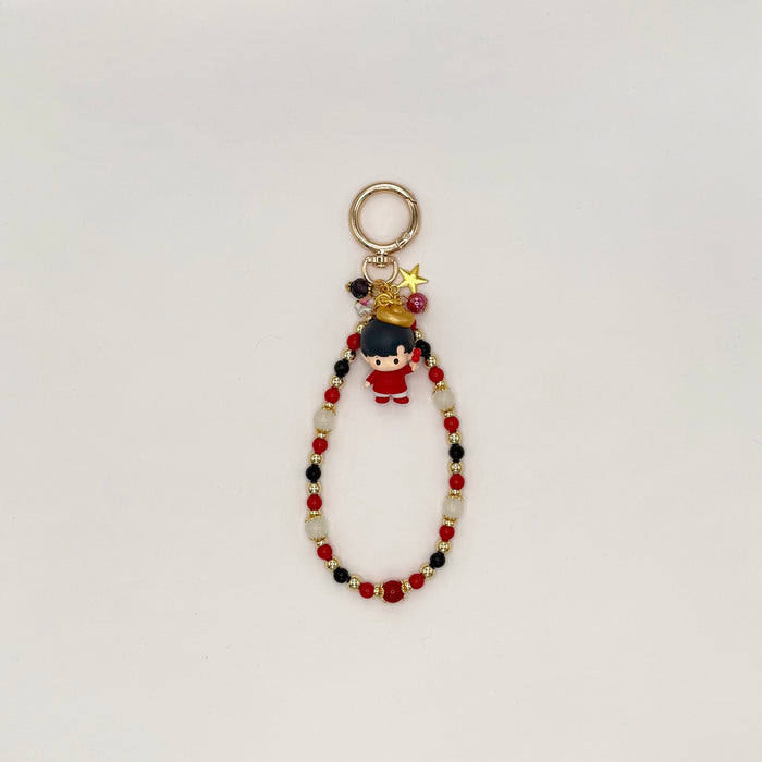 Mama Fufu Pop Bean Beaded Phone Charm Wristlet