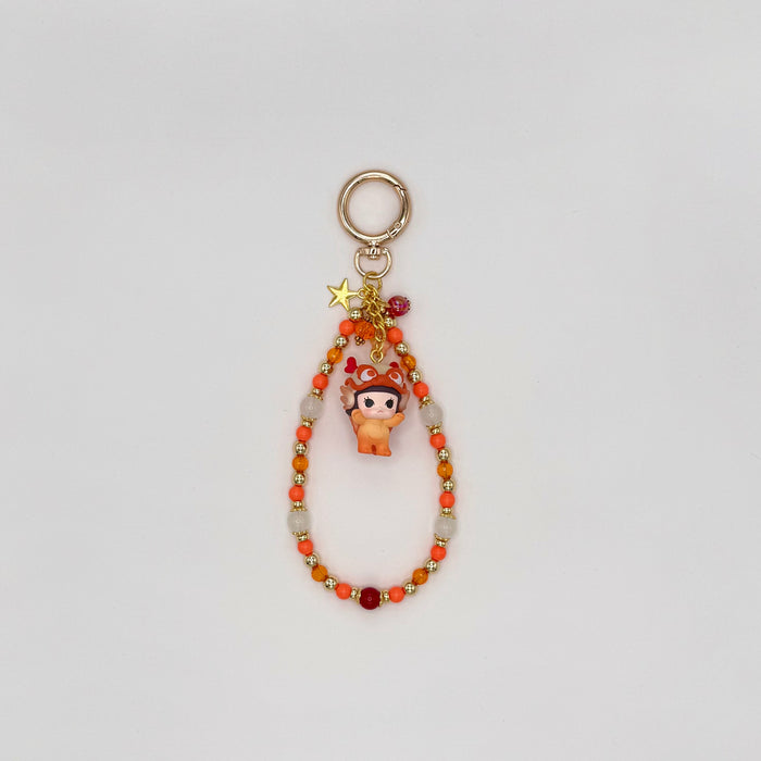 Mama Fufu Pop Bean Beaded Phone Charm Wristlet