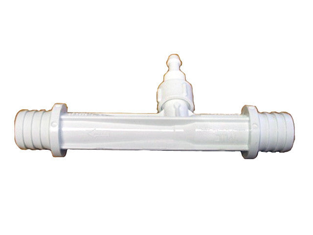 Master Spa   X320207   White Mazzei Ozone Injector Without Check Valve   Side View