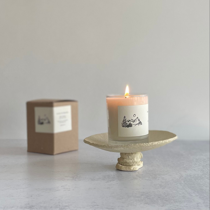 Mellow Mountain - Earth, Smoke, and Leaves Handcrafted Soy Candle