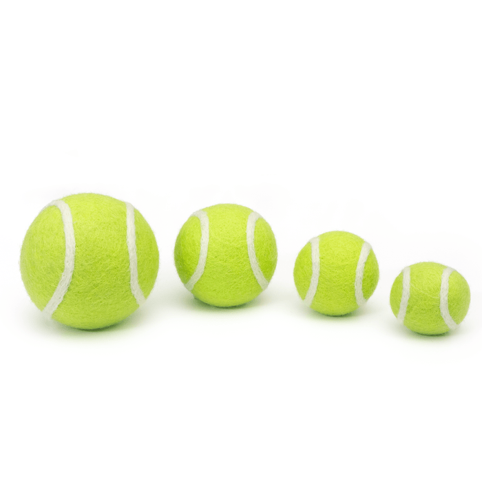 Friendsheep Mini Tennis Wool Balls 1.5 in - Set of 3 - Classic Green