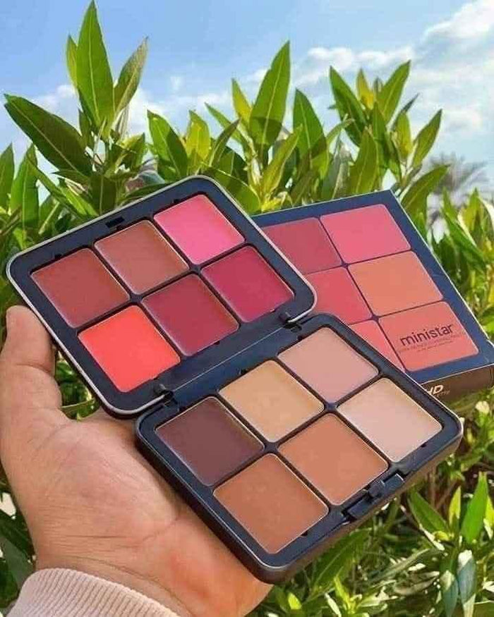 Ministar Ultra HD Palette - Professional Face Contouring - Face Palette - Ministar -- United Arab Emirates -- Pinky Cosmetics