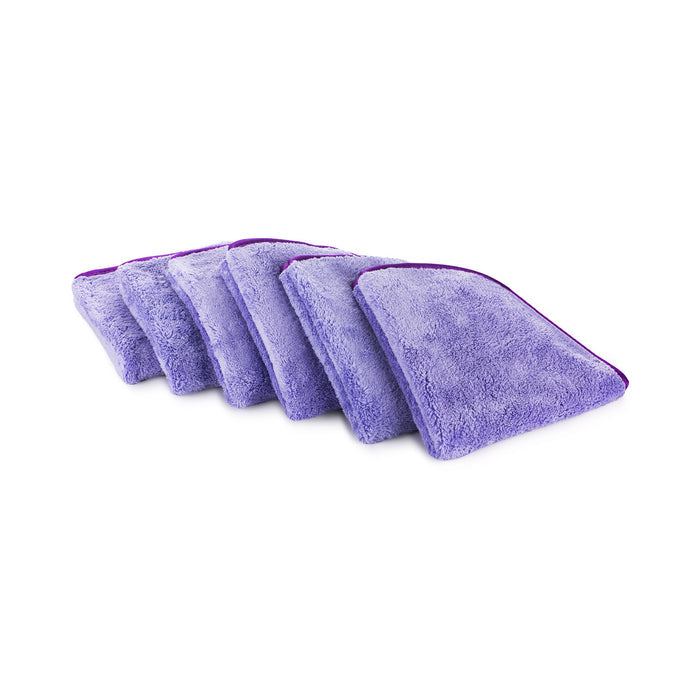 Minx Royal 16x16 Purple 6 pack layered view on a white background.