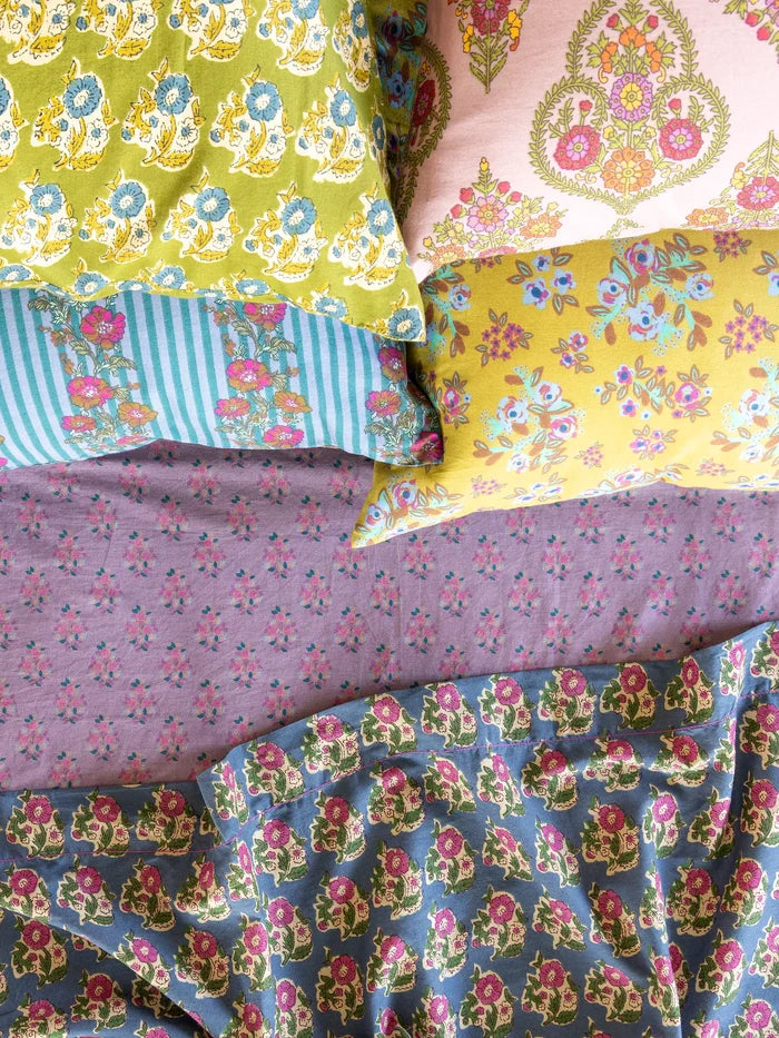 Mix & Match Cotton Fitted Sheet - Mauve Maia-view 6