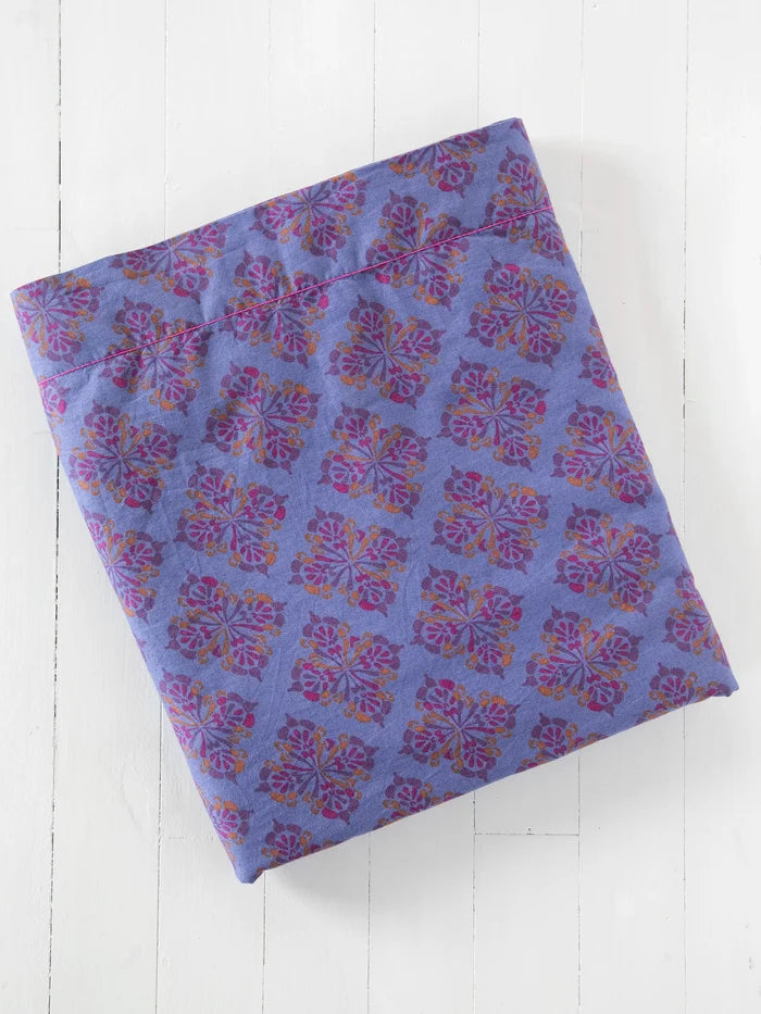 Mix & Match Cotton Flat Sheet - Jewel Stamp-view 1