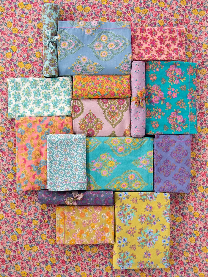 Mix & Match Cotton Flat Sheet - Jewel Stamp-view 4