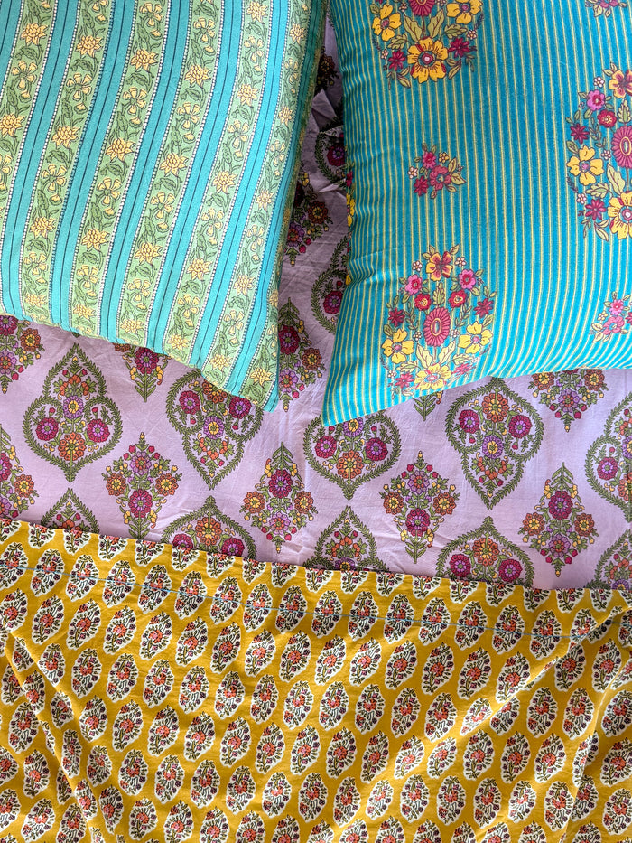 Mix & Match Cotton Pillowcase, Single - Jaipur Stripe-view 6