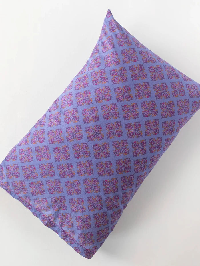 Mix & Match Cotton Pillowcase, Single - Jewel Stamp-view 1