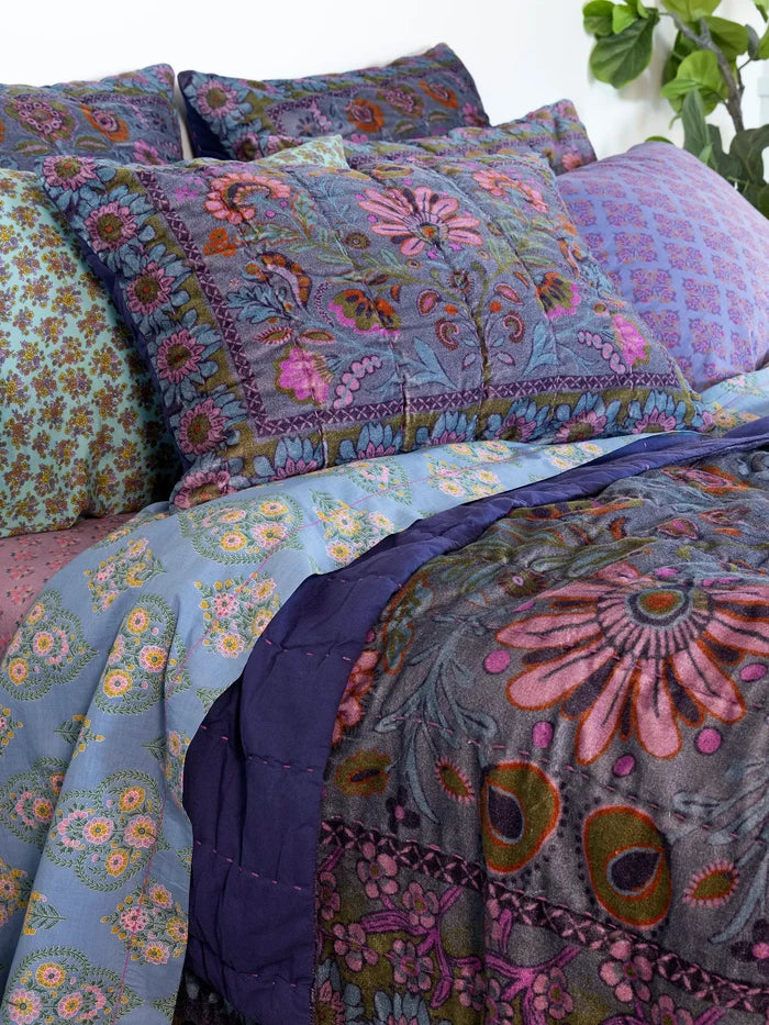 Mix & Match Cotton Pillowcase, Single - Jewel Stamp-view 4