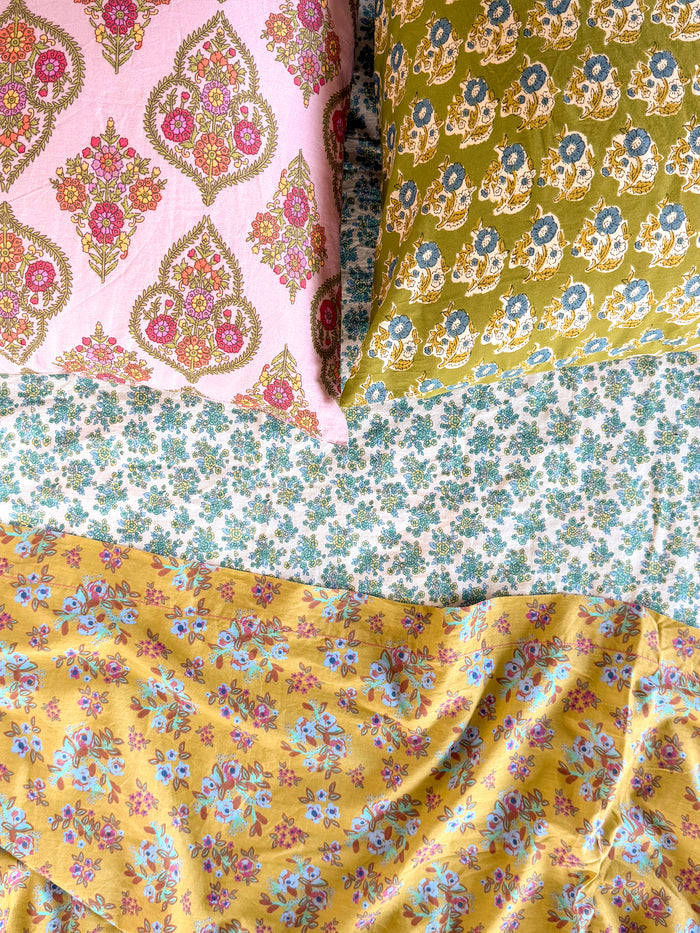 Mix & Match Sooo Soft Cotton Pillowcase, Single - Pink Willow Medallion-view 3