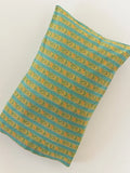Mix & Match Cotton Pillowcase, Single - Teal Vines-view 1