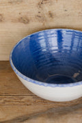Mixing Bowl, MD White and Blue