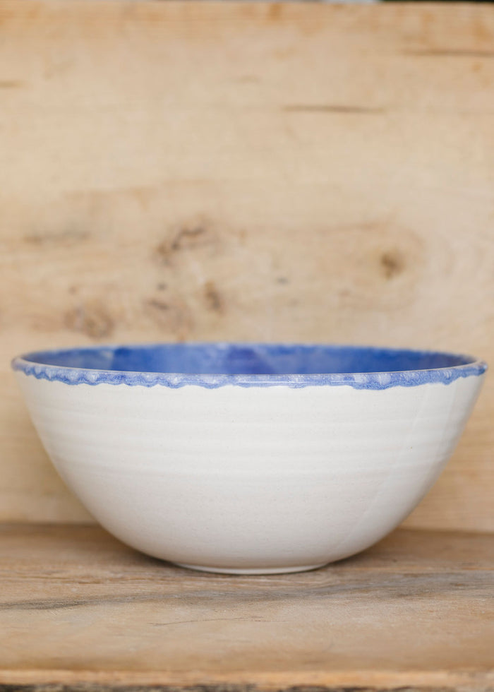 Mixing Bowl, MD White and Blue