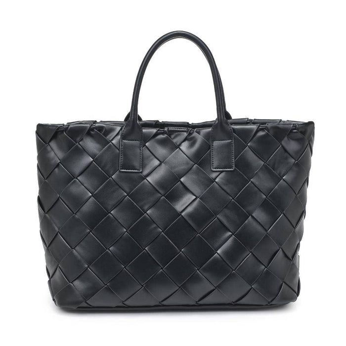 Moda Luxe - Adeline Woven Tote: Black