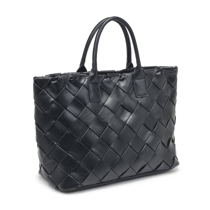 Moda Luxe - Adeline Woven Tote: Black