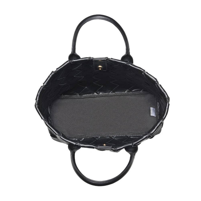 Moda Luxe - Adeline Woven Tote: Black