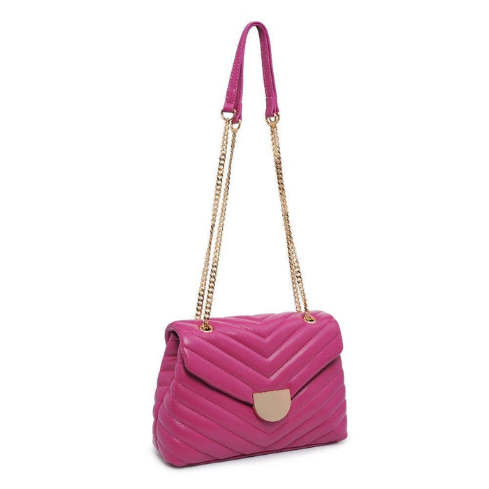 Moda Luxe Nora Small Crossbody Bag In Fuchsia