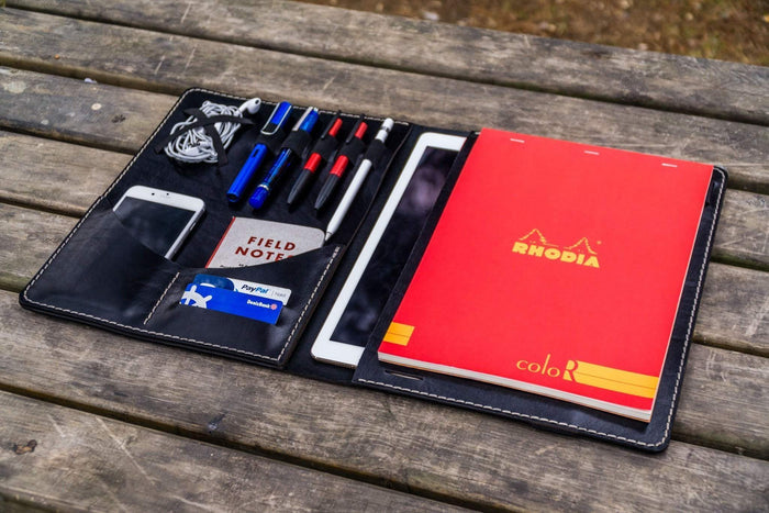 Moleskine Professional Workbook A4 Cover - Leather Compendium - Black